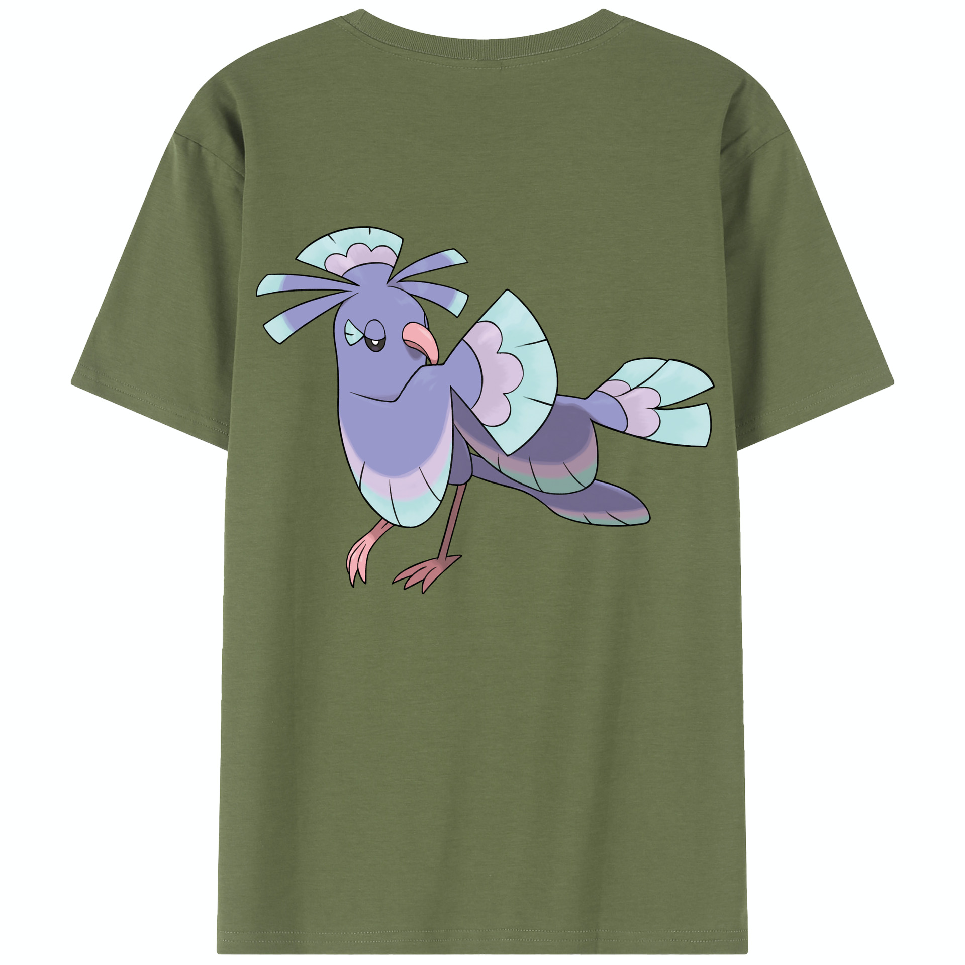 （画像用） ポケットモンスター Pokémon 綿100％半袖Tシャツ（背面プリント）
